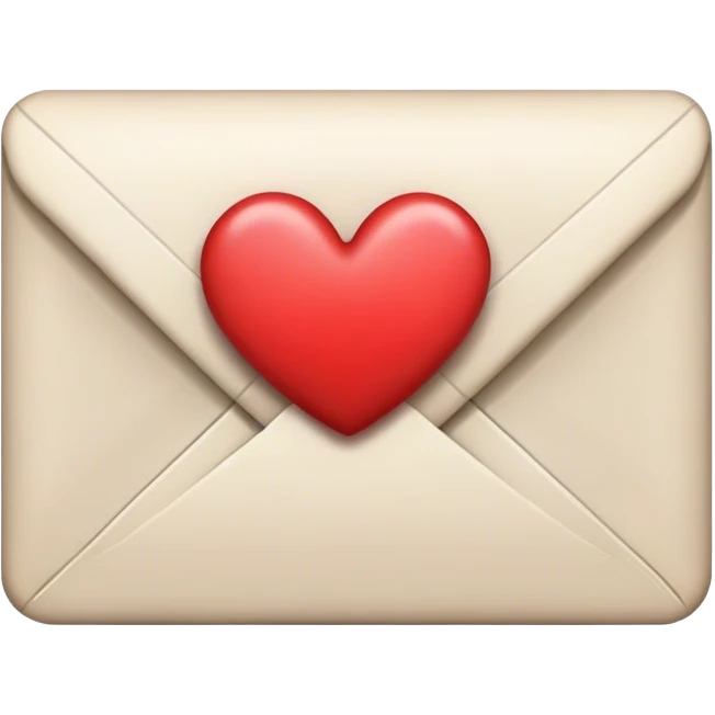 Mail with heart  emoji