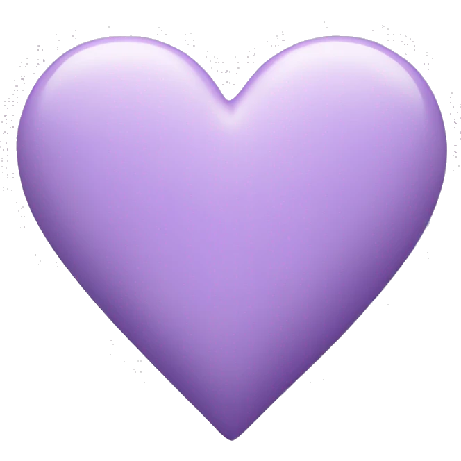 pastel purple heart emoji