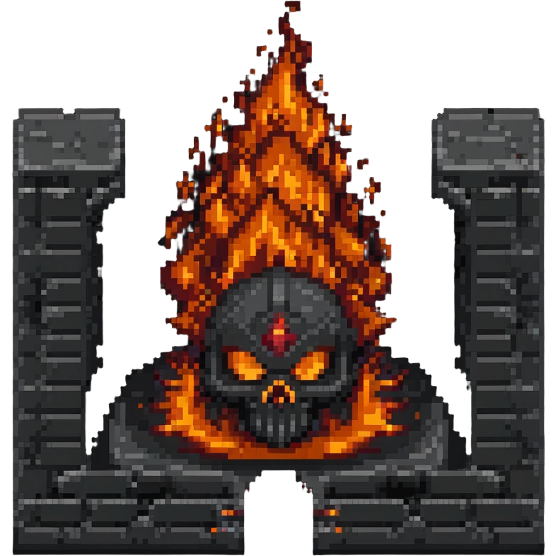 fiery underworld emoji