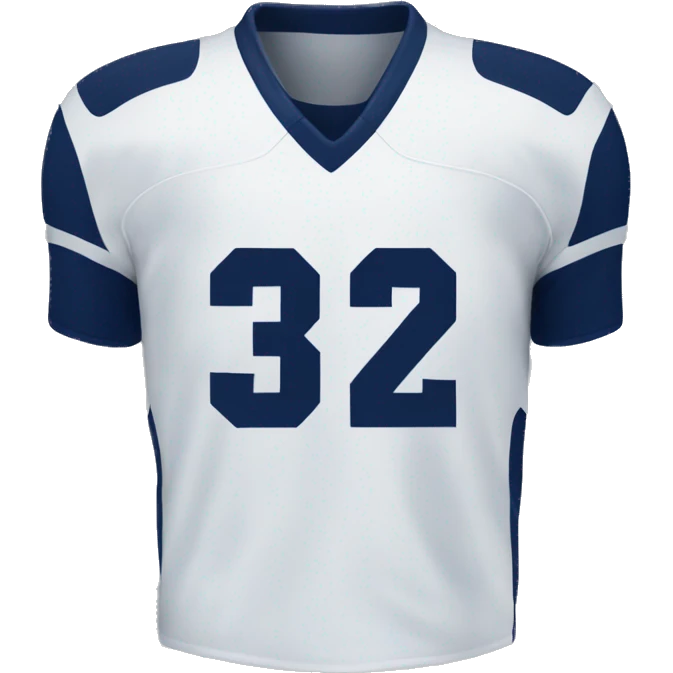 navy and white sports jersey  emoji