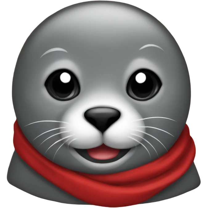 seal with red scarf emoji
