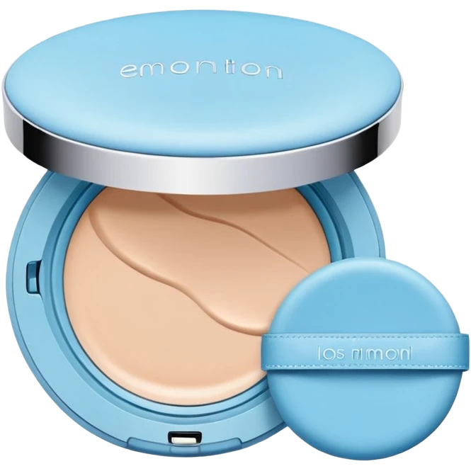 cushion foundation Pact in ligt blue color emoji