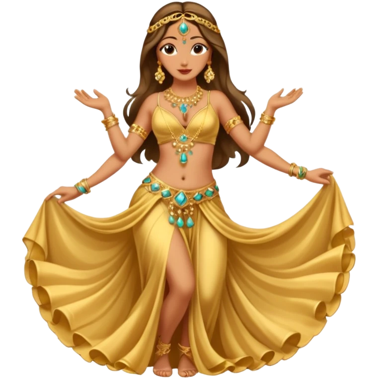 naked bellydancer emoji