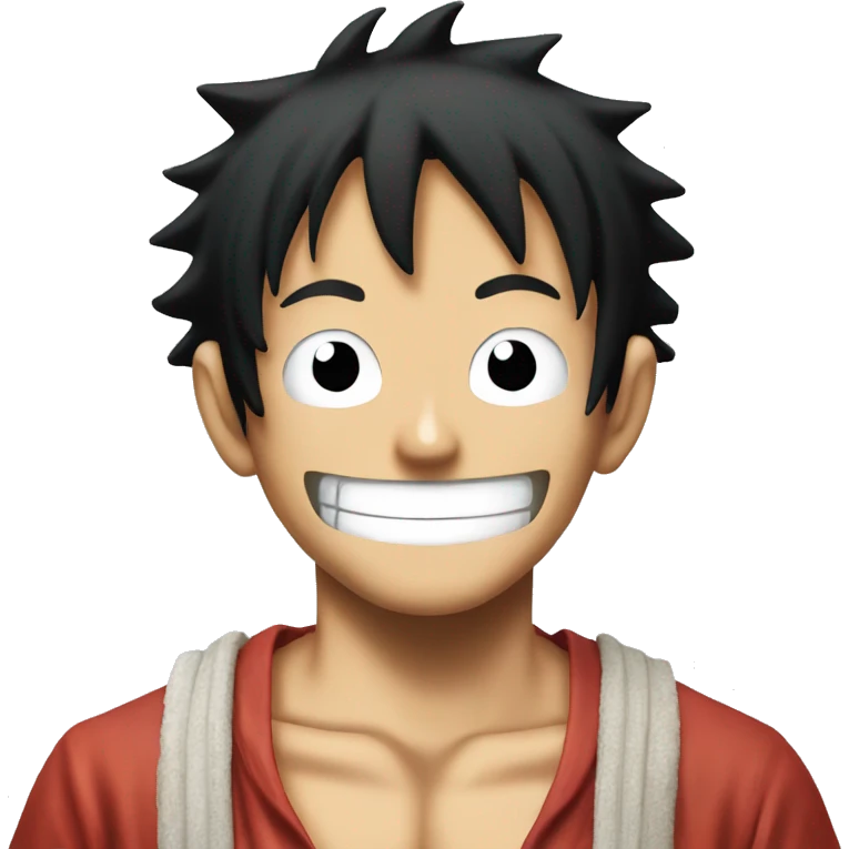 Luffy from one piece emoji