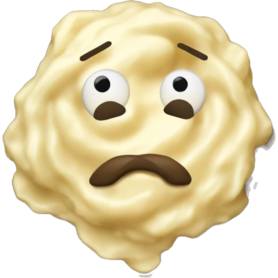 Mashed potatoes and gravy  emoji