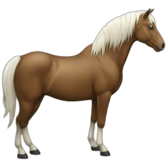 Cheval sur ours emoji