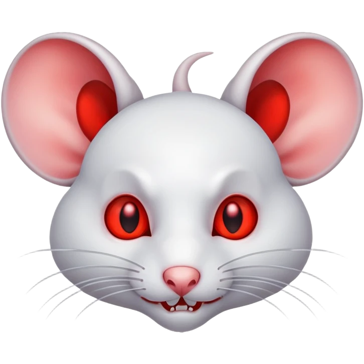 White mouse devil  emoji