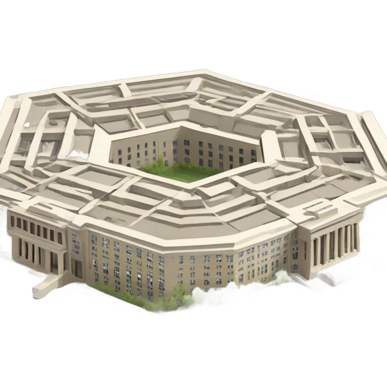 The Pentagon usa building emoji