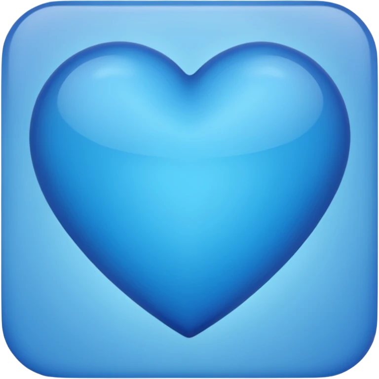 blue heart emoji