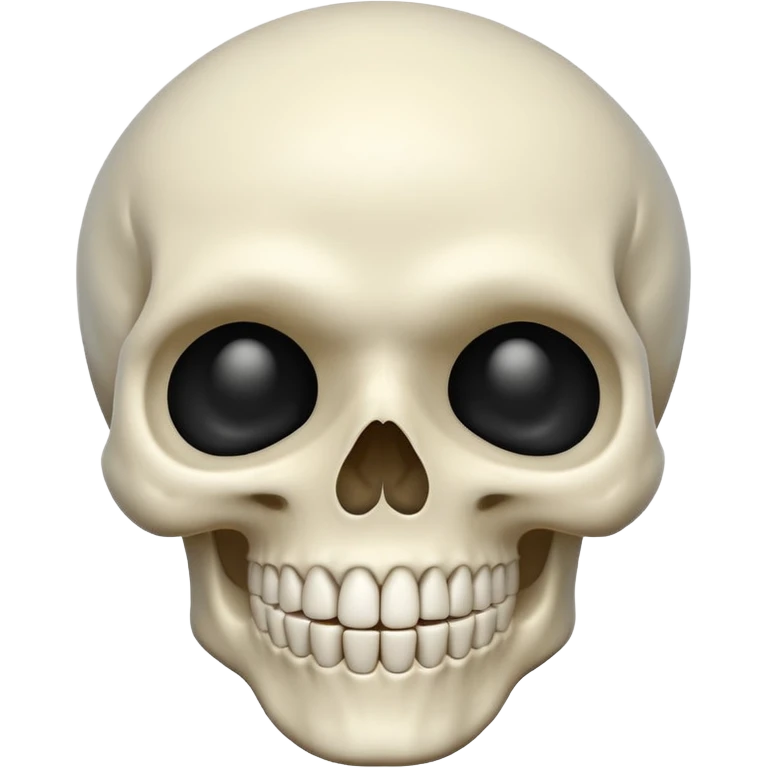 Very funny skull emoji
