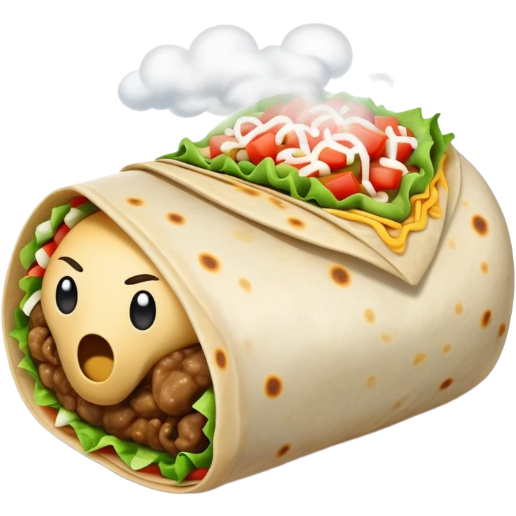 Giant stinky burrito  emoji