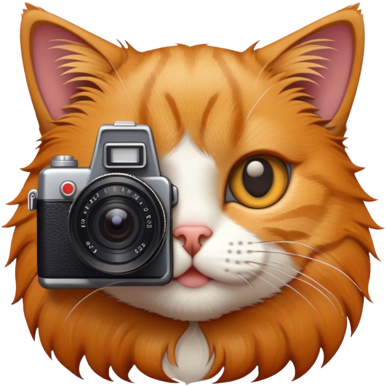 Cat with camera emoji