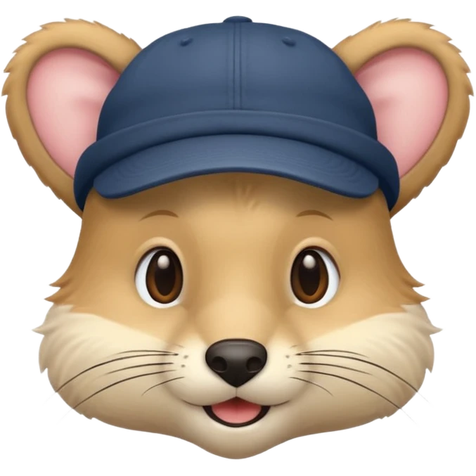 animal with caps emoji