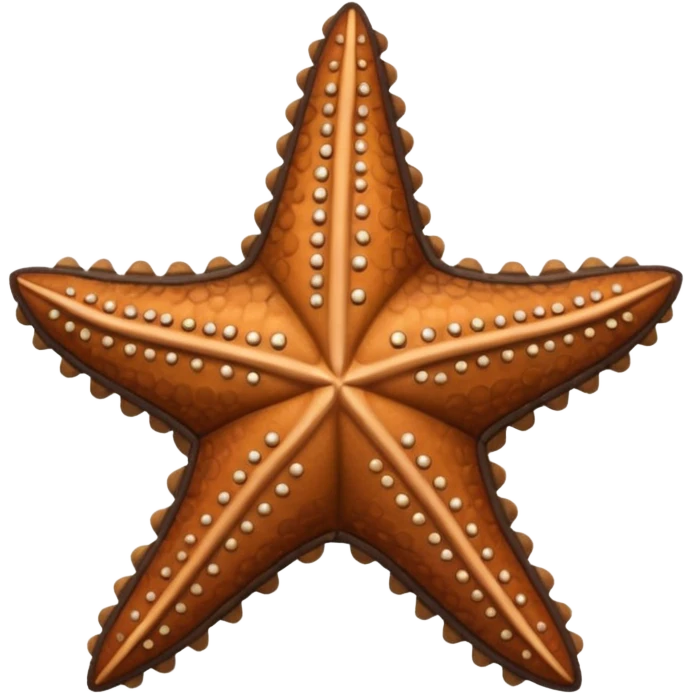 Starfish in leather wear emoji