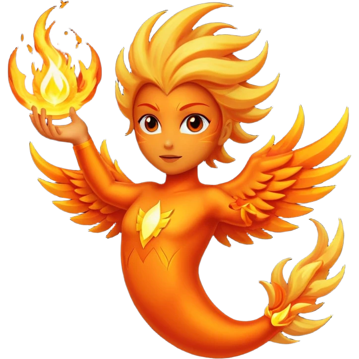 Phoenix force from marvel emoji
