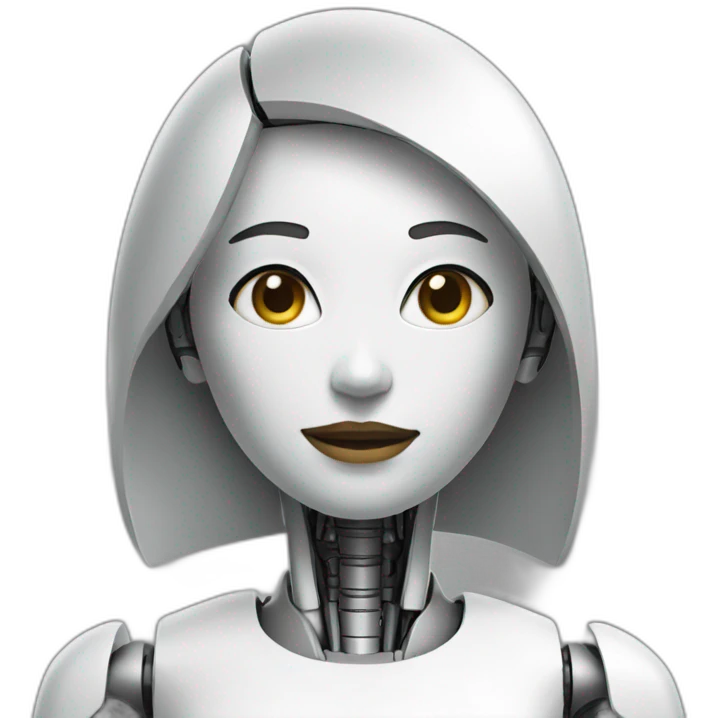 ai robot woman emoji
