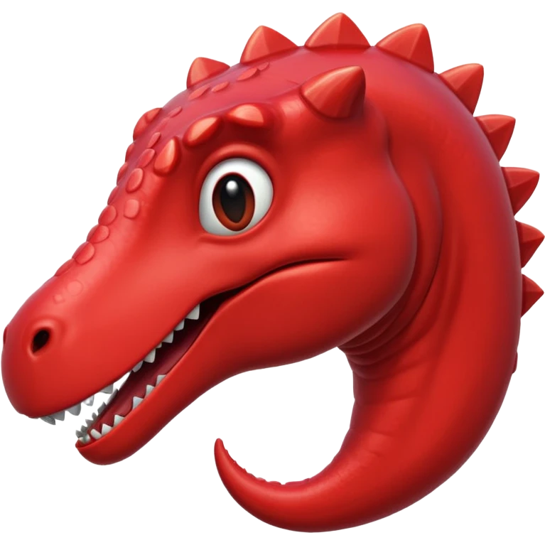 Heart shaped dinosaur emoji