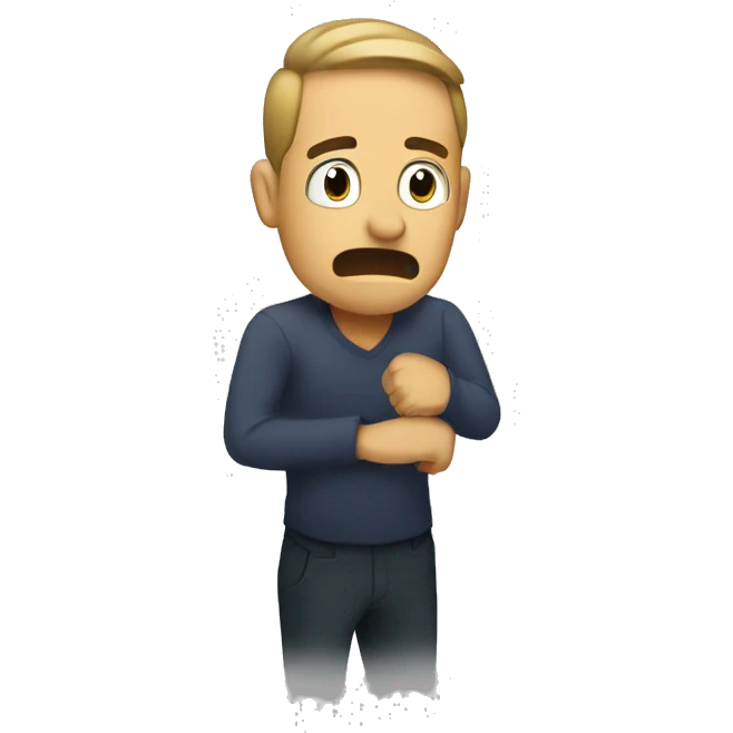 mano haciendo silencio emoji