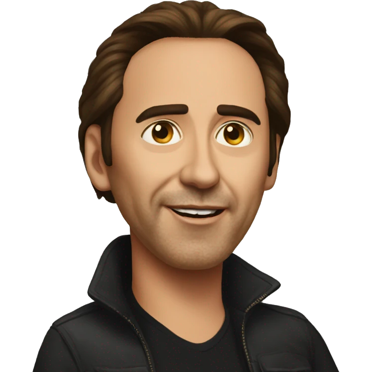 Nick Cage as a cat emoji