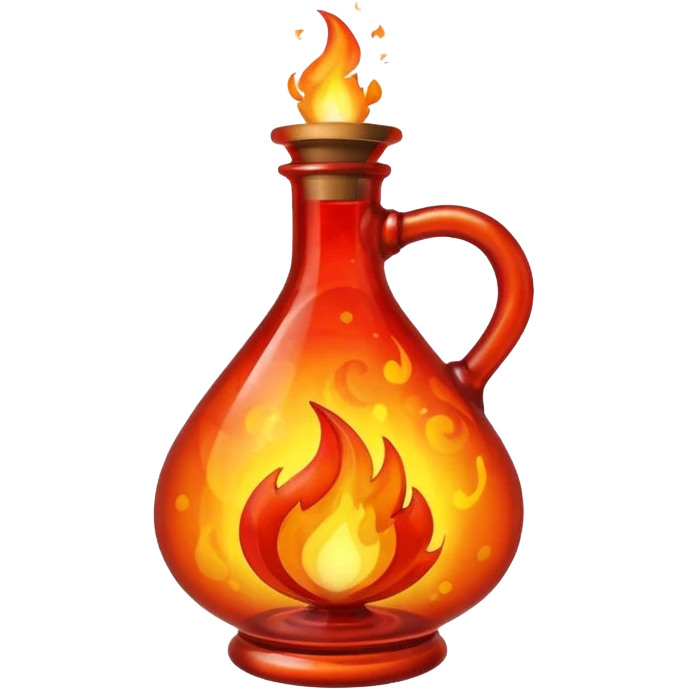 fire potion bottle emoji