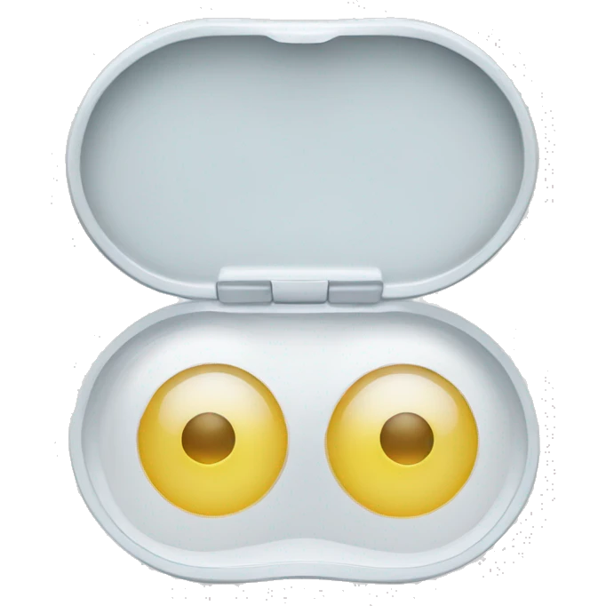 prescription contact lens case emoji