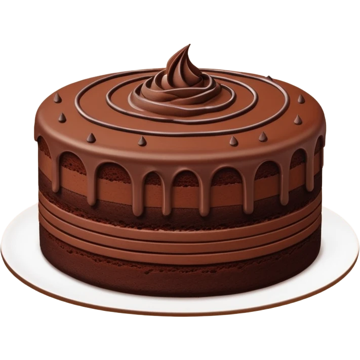 Chocolate cake emoji