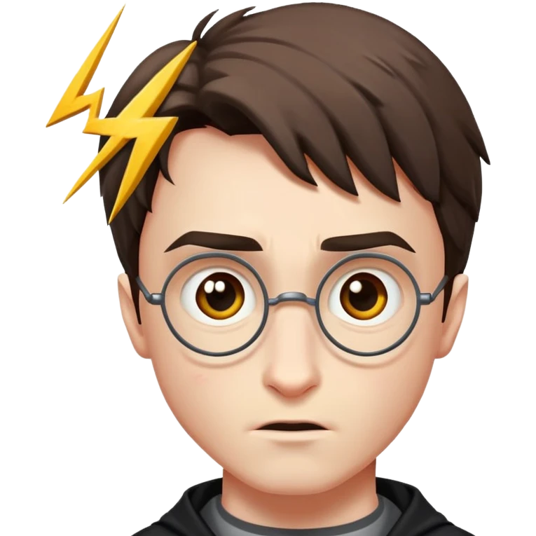 Harry Potter lightning bolt scar emoji