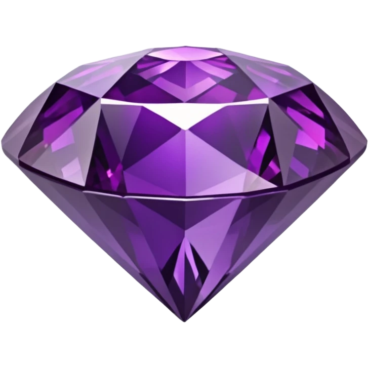 Diamante roxo escuro emoji