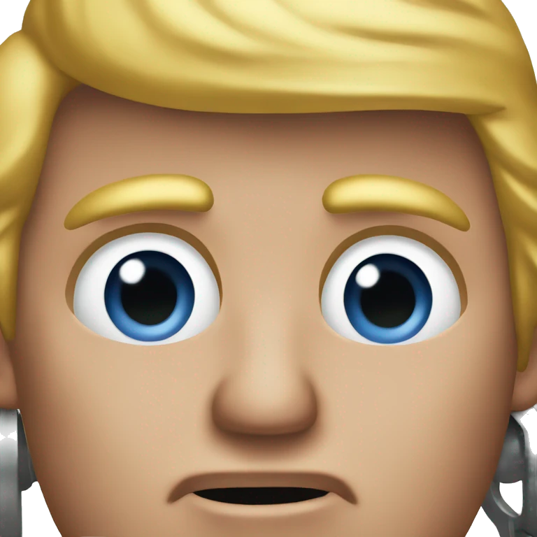Trump with earshot emoji