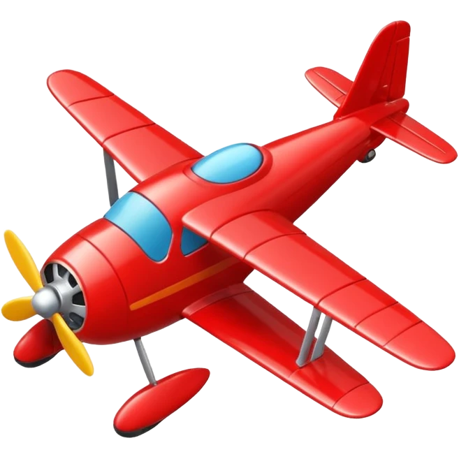 toy red plane emoji