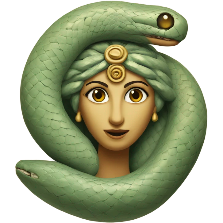 Snake goddess minoan crete emoji