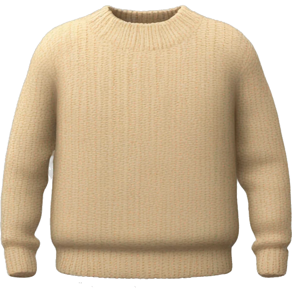 sweater beige emoji