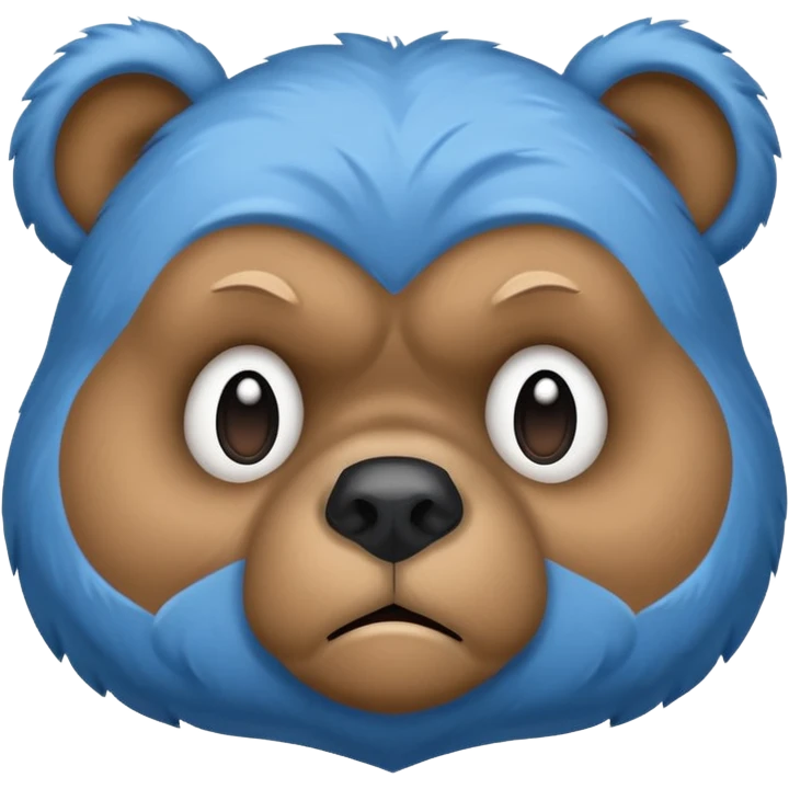 Care bear grumpy emoji