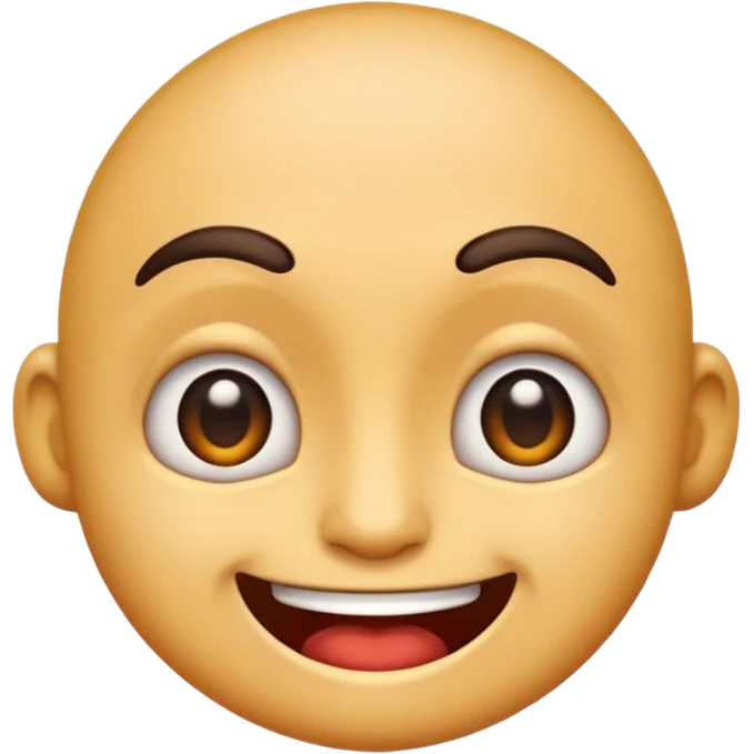 Emoji avec un regard narquois et un petit sourire sadique emoji