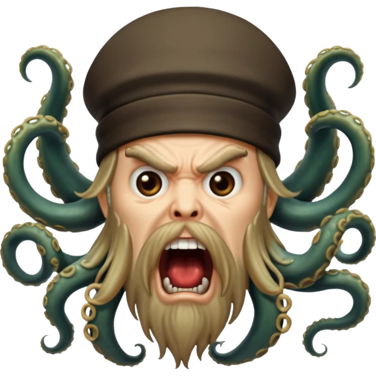 davy jones screaming emoji
