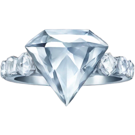 Giant diamond ring emoji