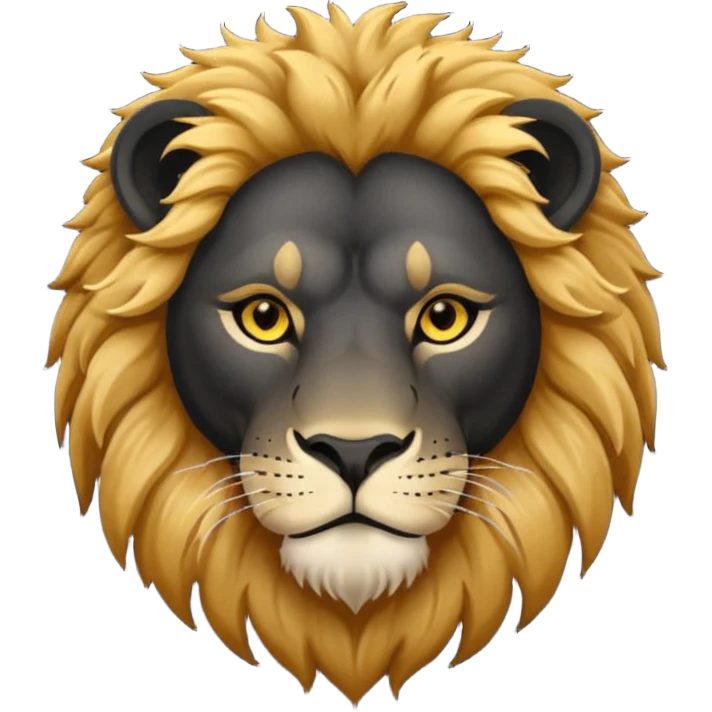 Siyah aslan emoji