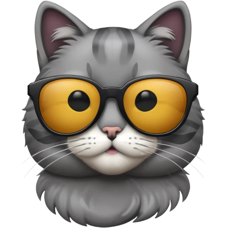 Cat wearing sunglasses emoji