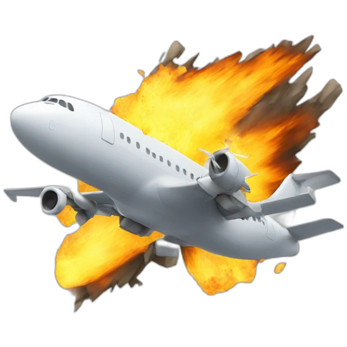 plane crashing emoji