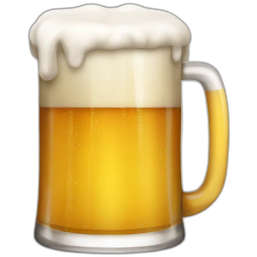 Gato con una cerveza emoji