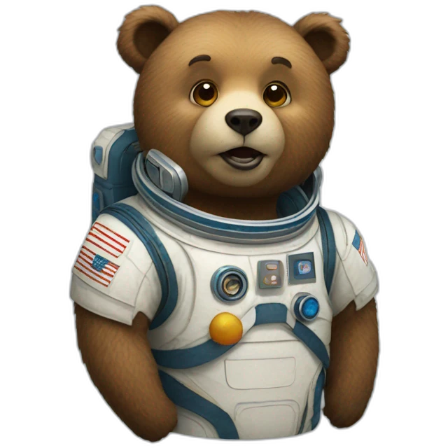bear from space emoji