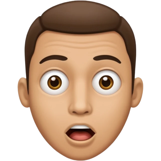 homme créole réunionnais  étonné  emoji