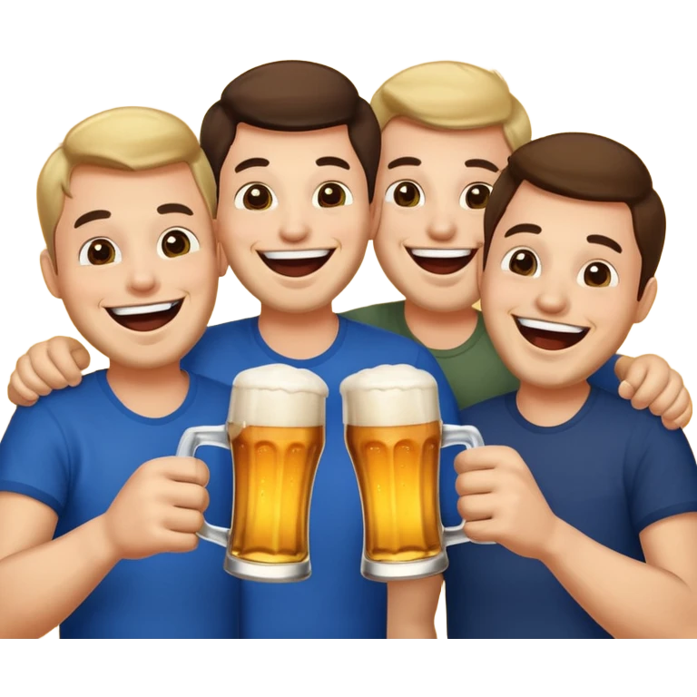 Getting wasted with the fellas emoji