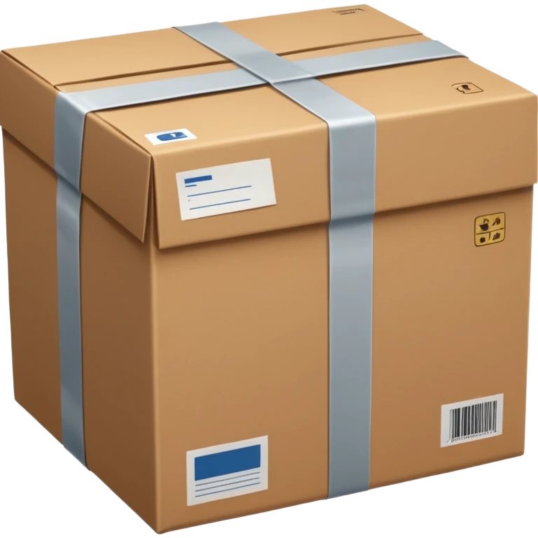 parcel box in postal service  emoji