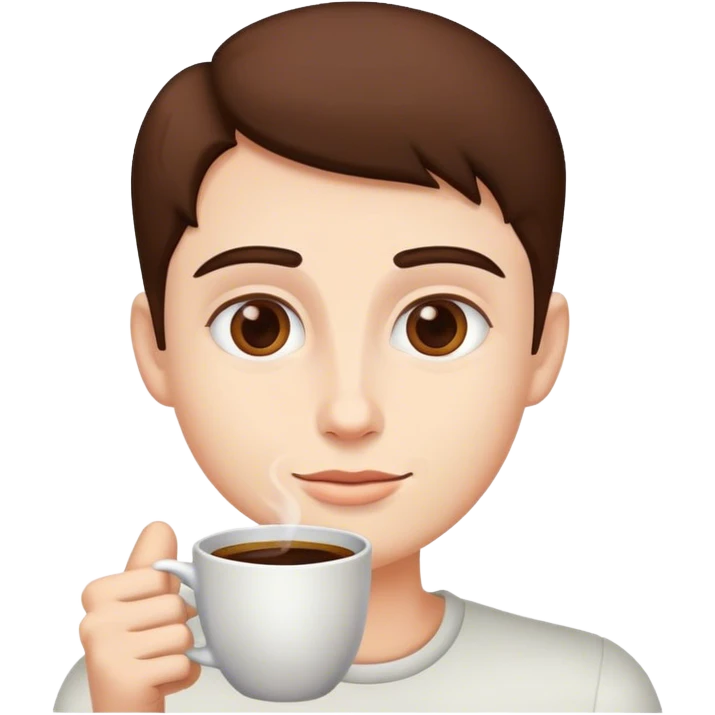 Cute coffee emoji