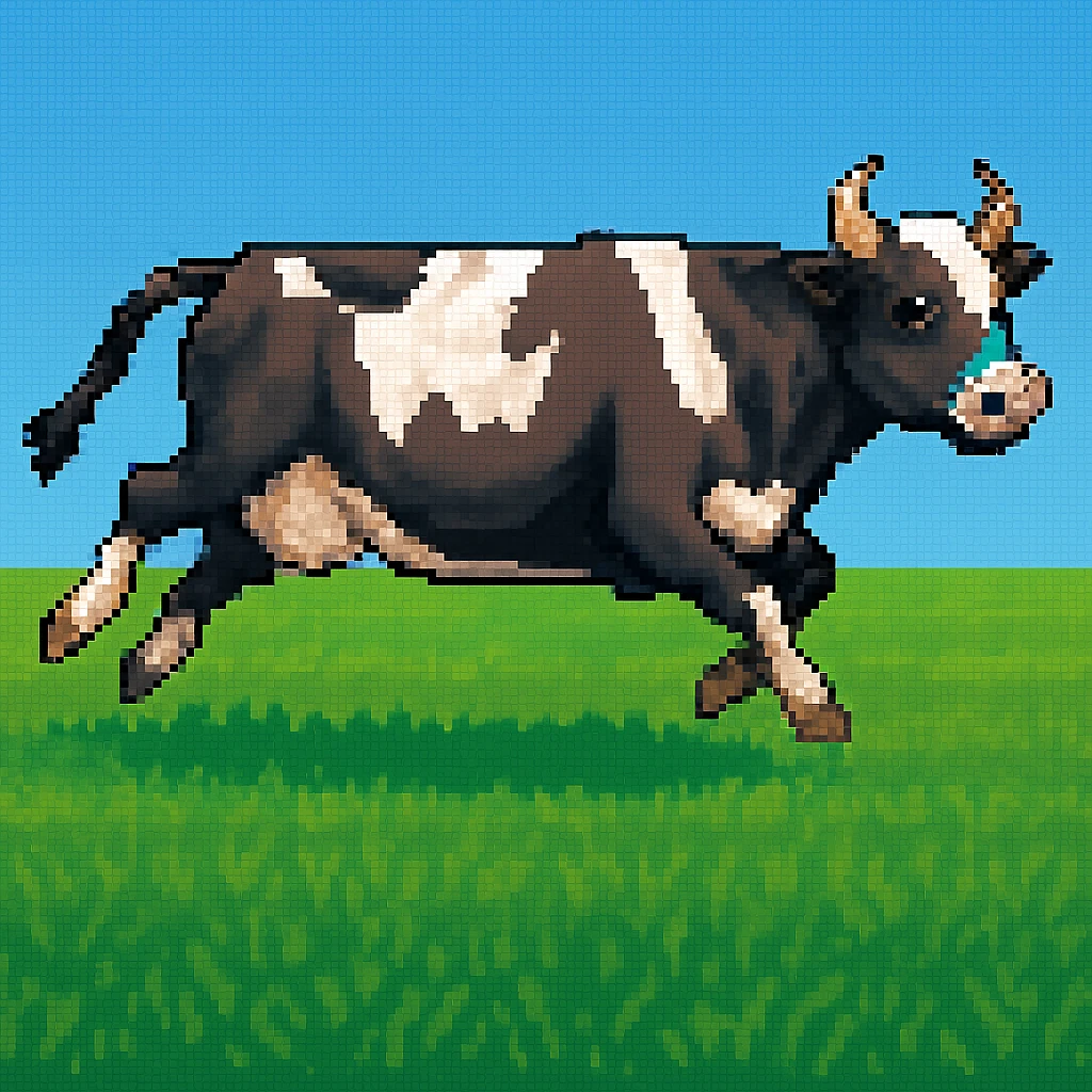 Remove clouds from the background, keep only the green grass field and clear sky emoji