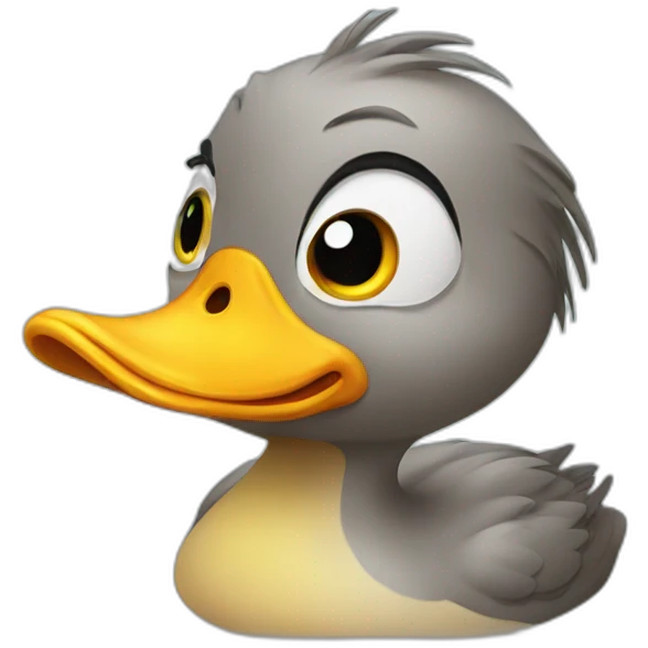 crying duck emoji