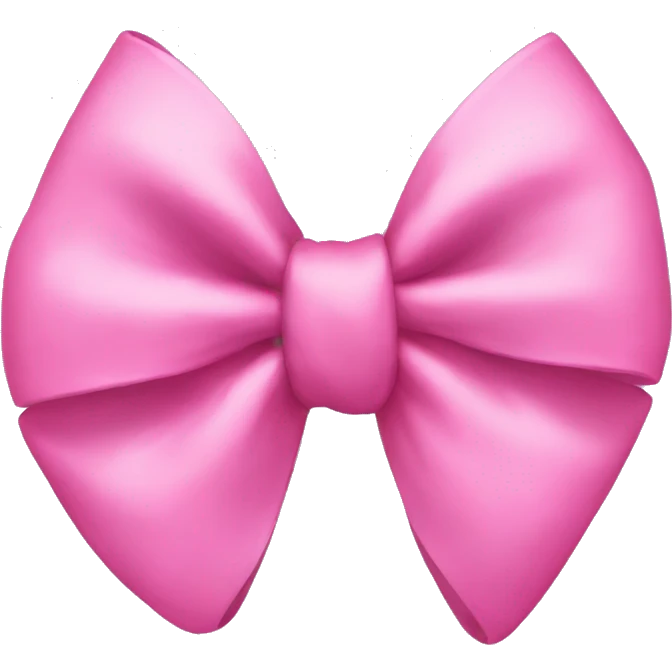 pink bow emoji