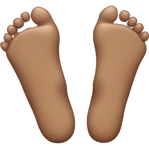 Emoji with feet kicked up blushing  emoji
