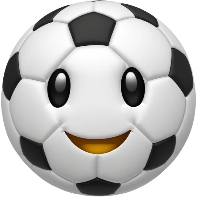 BALON DE FUTBOL CON CARAS RISAS emoji